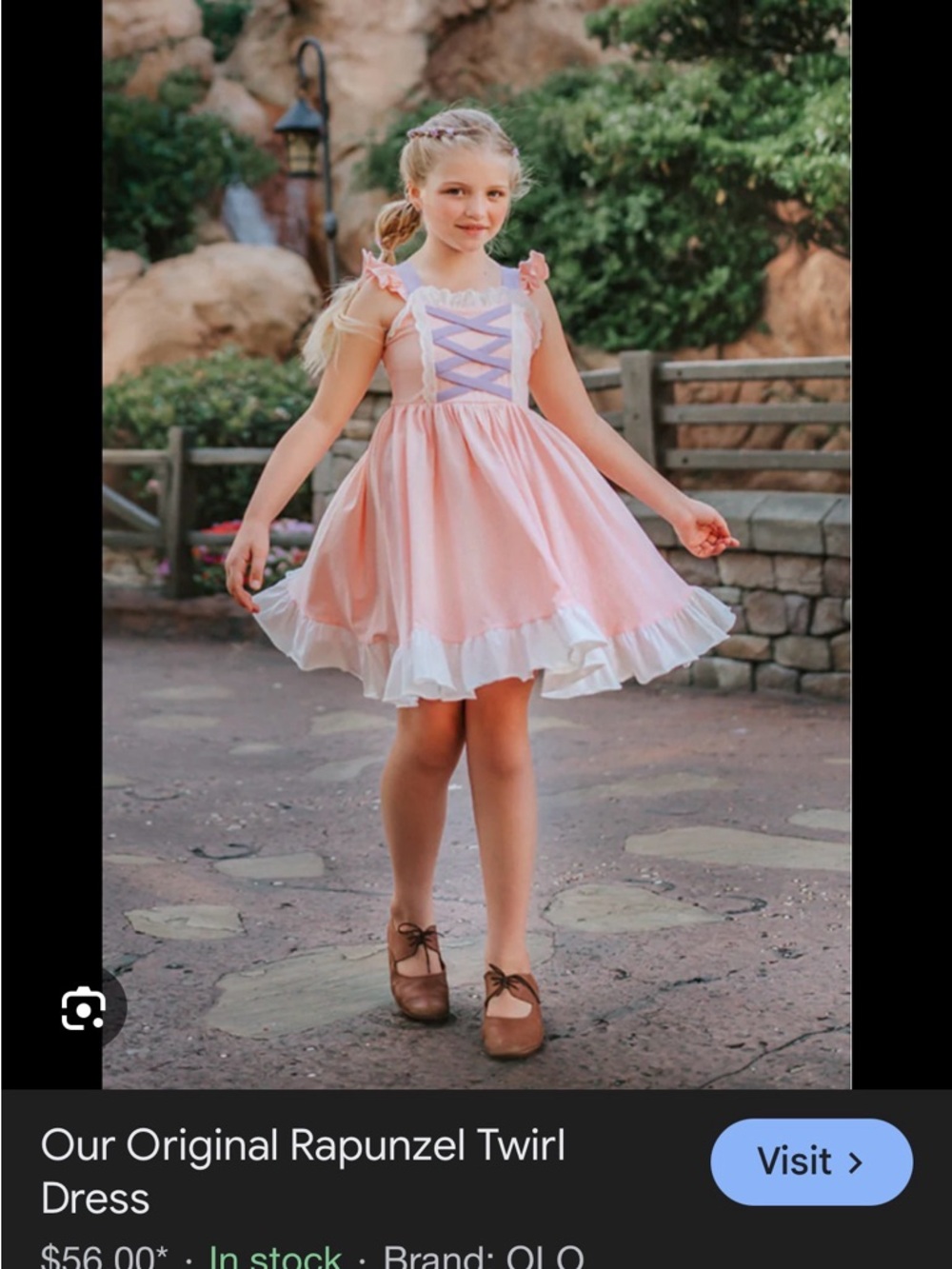 OLO Our Original Rapunzel Twirl Dress - Pink